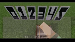 Флаги цифр в Майнкрафте