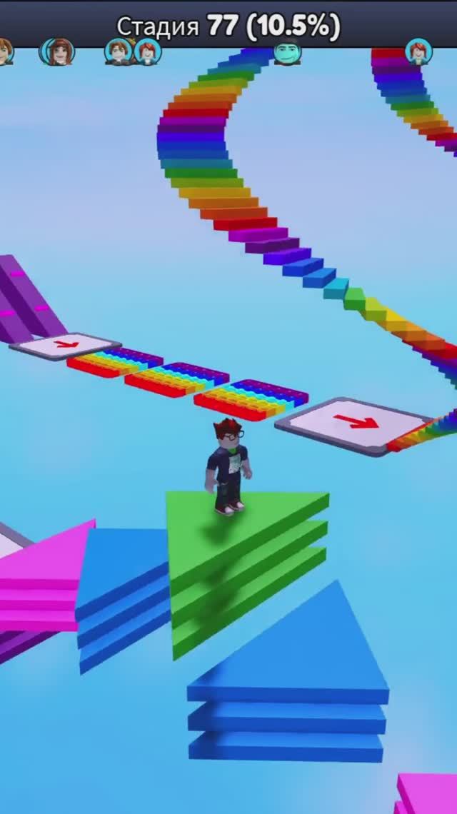 Прохождение Паркура в ROBLOX