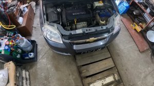УТЕЧКА ФРЕОНА ШЕВРОЛЕ АВЕО Т250 ОПРЕСОВКА АЗОТОМ