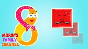 Изучаем цифру 8 || ВОСЕМЬ || Развивающие мультики для детей 0-5 лет.