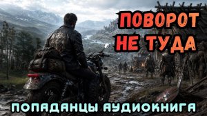 АУДИОКНИГА ПОПАДАНЦЫ: ПОВОРОТ НЕ ТУДА