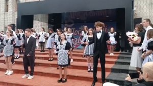 флешмоб на последнем звонке 26.05.2026 9а 9б СШ #1 г.Перевоза
