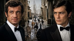 Делон и Бельмондо в фильмах «Борсалино» (1969) и «Один шанс на двоих» (1998)