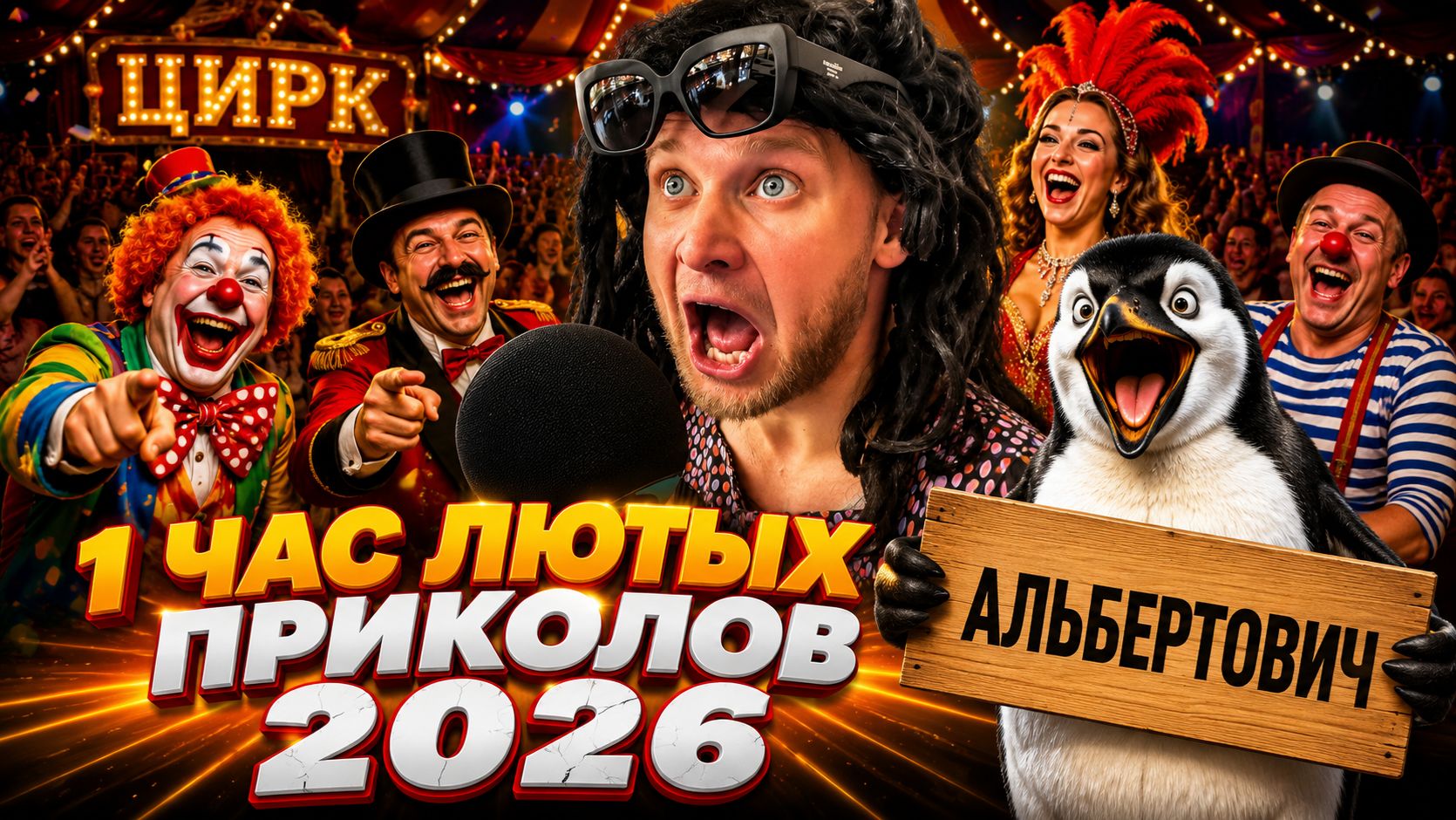 🔥😂 1 ЧАС СЛИШКОМ ЛЮТЫХ ВИДЕО ПРИКОЛОВ 2026! 🔥🤣 ПРИКОЛЫ ЮМОР ЛУЧШИЕ СКЕТЧИ 🤯 НАТУРАЛ АЛЬБЕРТОВИЧ смотреть онлайн