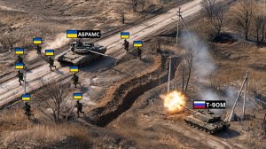 Российский танковый батальон появился из ниоткуда — украинским войскам некуда было деваться.