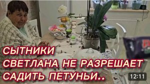 САМВЕЛ АДАМЯН, СЫТНИКИ, СВЕТЛАНА НЕ РАЗРЕШАЕТ САДИТЬ ПЕТУНЬИ..