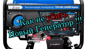 Генератор TSS (ТСС) 3200EN DUPLEX полный обзор перед запуском и обкатка