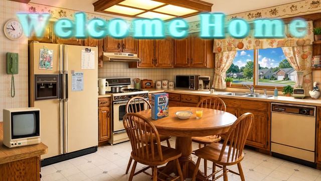 🏠WELCOME HOME To The ‘80s ｜ Retro Kitchen Ambiance ｜ Nostalgic 80s Synthwave & Synth Pop Vibes
