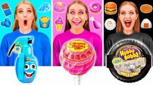 24 Часа Едим Еду Одного Цвета Челлендж _ Сумасшедший Челлендж от 4Teen Challenge