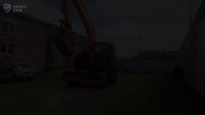 Колёсный экскаватор Hitachi ZX170W-3 – продается на HEAVY FAIR! Видео диагностика экскаватора