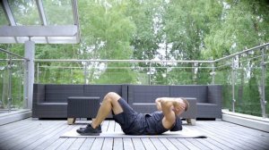 Базовые скручивания на пресс