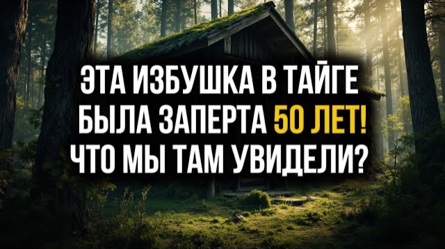 Эта ИЗБУШКА в Тайге Была Заперта 50 Лет. Что Мы Там Увидели? | Реальные Истории смотреть онлайн