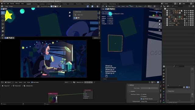 Coloso - A to Z of NPR Animation in Blender 41-2. Background Objects Effects Practice - 5 смотреть онлайн