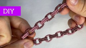 Бисероплетение * Цепь из бисера
