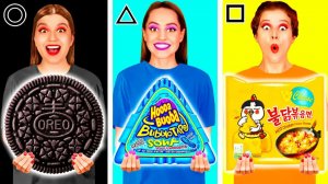 Геометрический Челлендж с Едой _ Кулинарная Битва с Едой от 4Teen Challenge