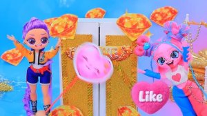 Лили Лавбрейдс, Руми и Лали! Преображение в бриллиантовом стиле! K-Pop Demon Hunters DIY