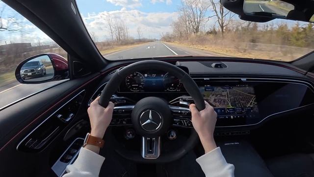 Mercedes-AMG E53 Hybrid Wagon 2026 POV Test Drive смотреть онлайн