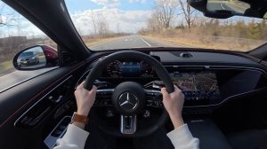 Mercedes-AMG E53 Hybrid Wagon 2026 POV Test Drive