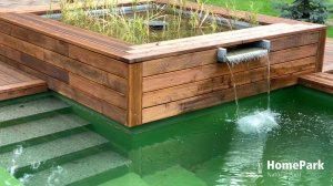 БАНЯ И НАТУРАЛЬНЫЙ БАССЕЙН. HOMEPARK. Natural Swimming Pools