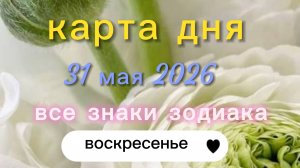 Карта дня на 31-05-2026. Все знаки зодиака