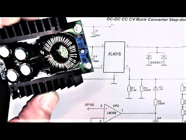 Принцип работы и ошибки понижающего преобразователя,DC-DC Step Down Adjustable Constant Voltage. смотреть онлайн