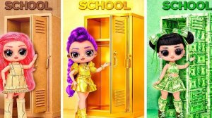 Huntrix в школе: картонный, золотой и денежный стиль! DIY с Лалилу!