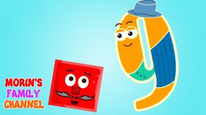 Изучаем цифру 9 || ДЕВЯТЬ || Развивающие мультики для детей 0-5 лет.