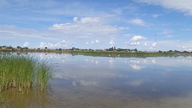 Степи РФ! Татарское село. Первая мечеть саратовской области. Сельские река, пруд