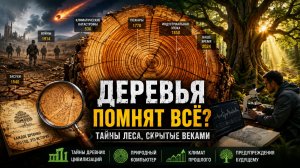 Что скрывают годовые кольца? Секретная память деревьев...