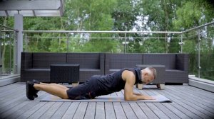 Планка с опорой на колени