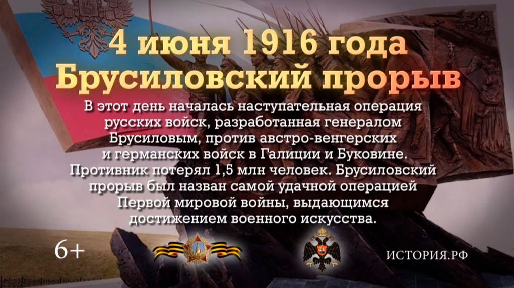 110 лет со дня начала Брусиловского прорыва