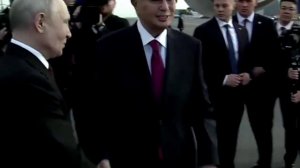 Президент Владимир Путин прибыл с визитом в Казахстан