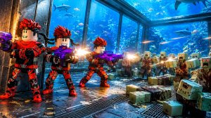 КОСМИЧЕСКОЕ ОРУЖИЕ В ПОДВОДНОМ МИРЕ В Survive Zombie Arena РОБЛОКС !