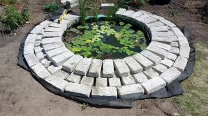 Мини пруд из ската. Часть 3.