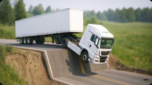 Машины и грузовики против недостроенных дорог ▶️ BeamNG Drive