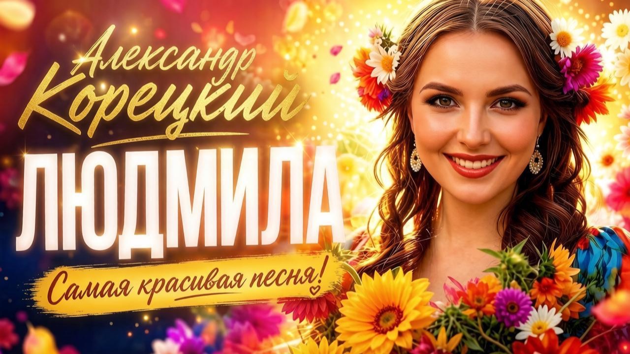 ЛЮДМИЛА💖💚💛Самая КрасиваЯ ПЕСНЯ💥👍💥Александр Корецкий
