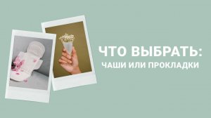 Чаши или прокладки