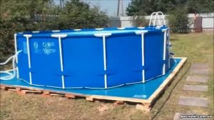 Каркасный бассейн Intex 28252 Metal Frame Pool - дисней.com.ua