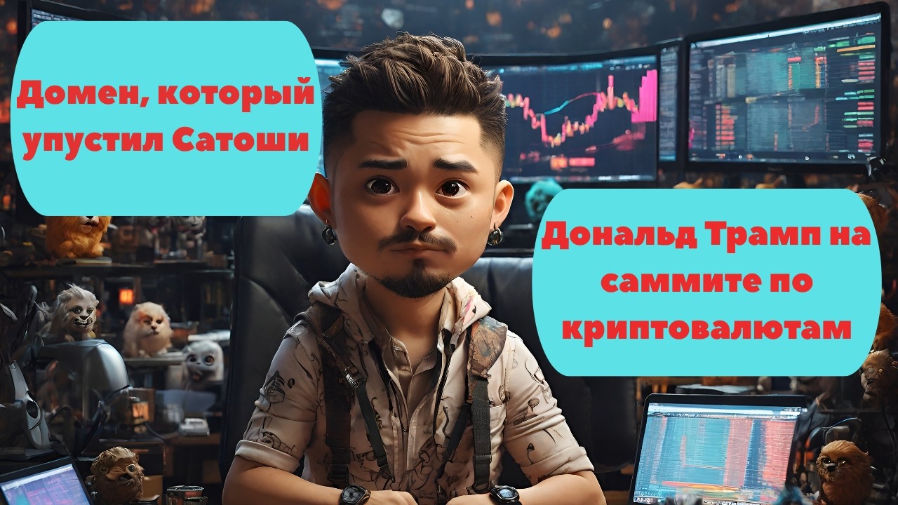 Домен, который упустил Сатоши/Дональд Трамп на саммите по криптовалютам/Хакерская атака на Litecoin смотреть онлайн