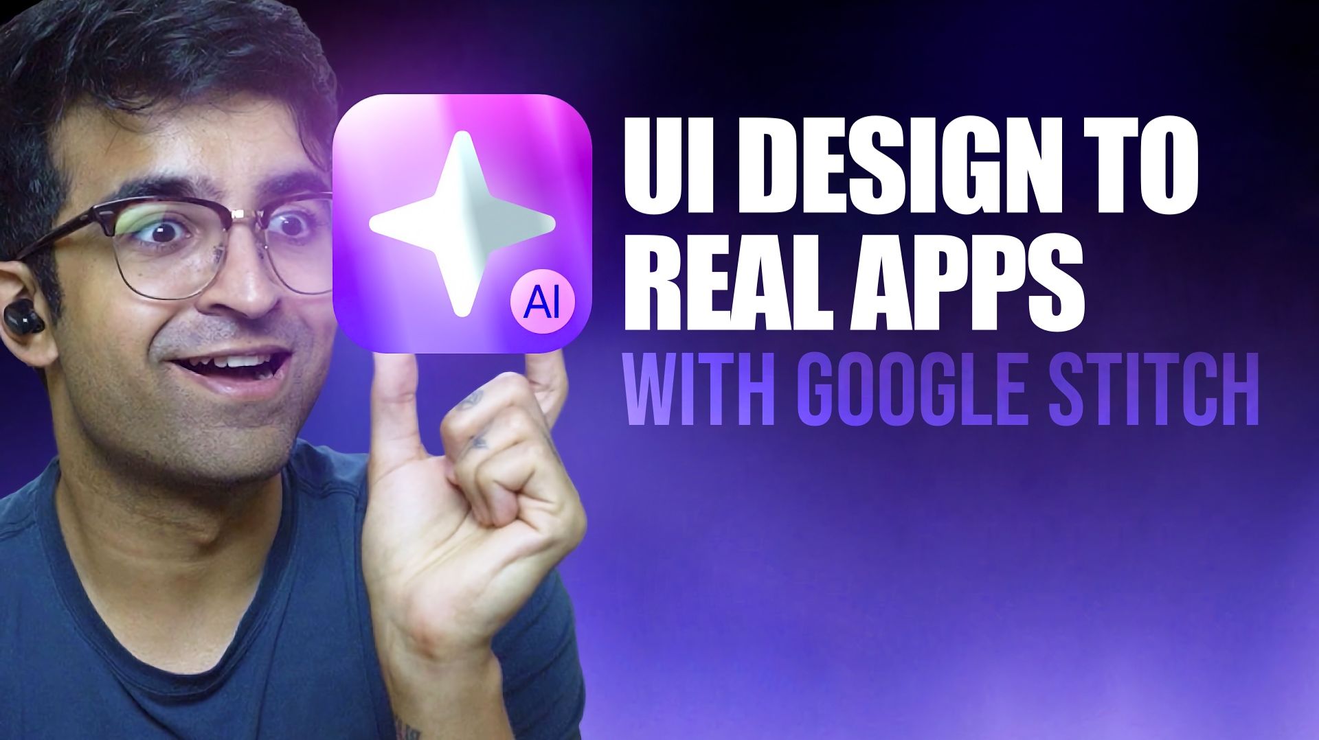 UI Design to Real Apps With Google Stitch & Google AI Studio смотреть онлайн