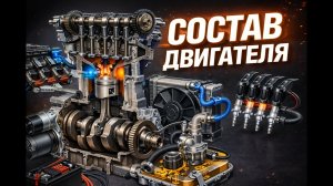 Состав двигателя автомобиля | Полный разбор всех систем