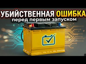 ОБЯЗАТЕЛЬНО сделай это с НОВЫМ АККУМУЛЯТОРом