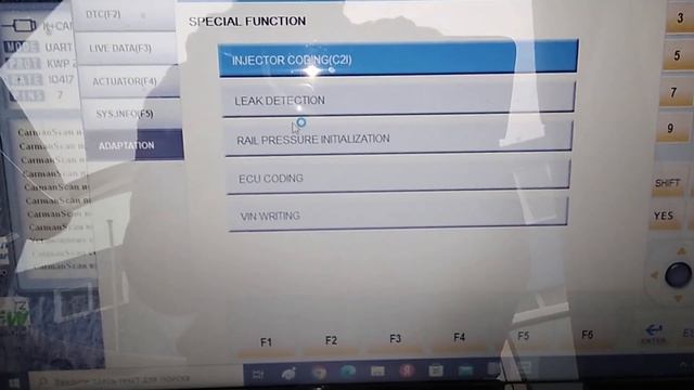 Запись нового кода форсунки C2I Delphi и тест на утечки на SsangYong Rexton II D27DT смотреть онлайн