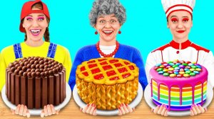 Кулинарный Челлендж_ Я против Бабушки _ Вкусные Кухонные Рецепты от TeenTeam Challenge