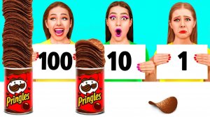 100 Слоев Еды Челлендж _ Потрясающие Кухонные Лайфхаки от 4Teen Challenge