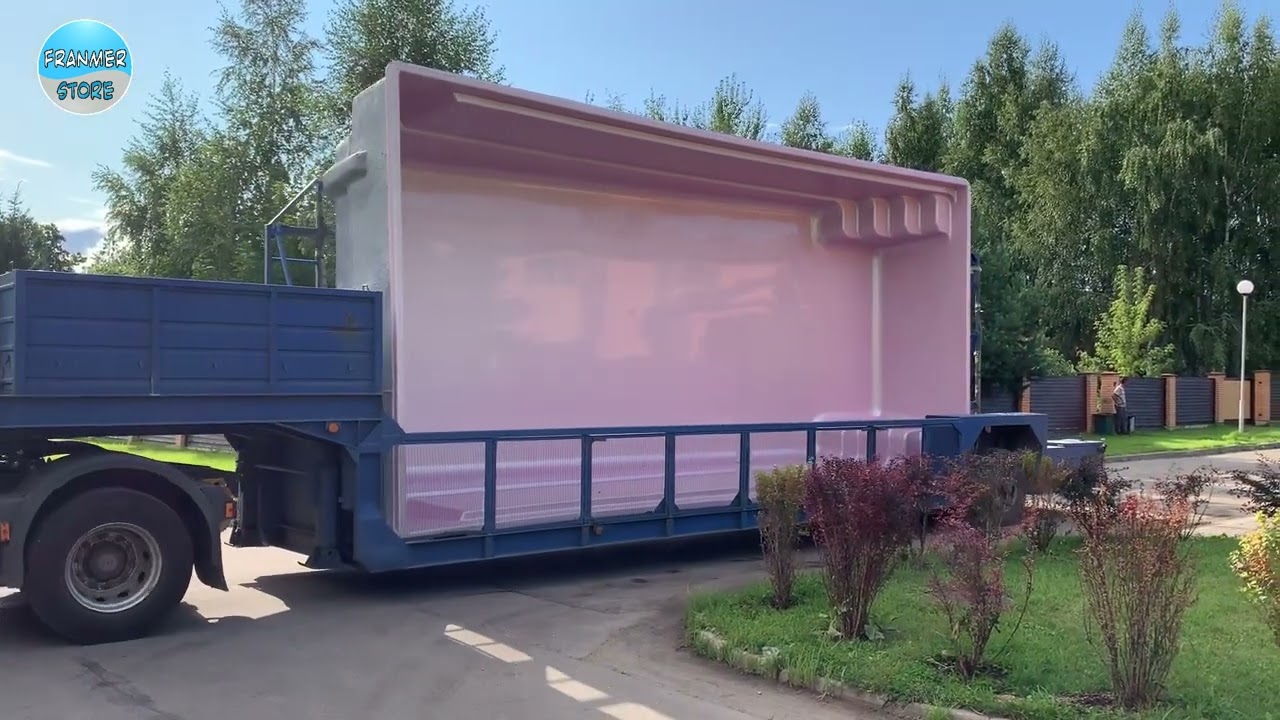 Композитный бассейн "Савой" 8,49 х 4,02м FRANMER смотреть онлайн