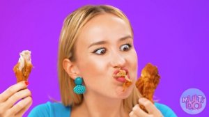100 Слоев еды Челлендж   Смешные ситуации с едой от Multi DO Challenge