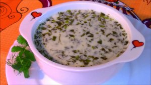 Кисломолочный суп с зеленью Довга для лета.