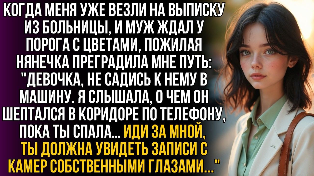 При выписке нянечка шепнула: Не садись к мужу! | Истории из жизни | Женские истории | Аудиорассказ смотреть онлайн