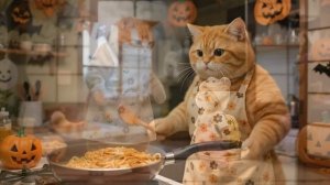 Если рыжий котенок не может позволить себе кино, как мама-кошка исполнит его желание#🎬❤